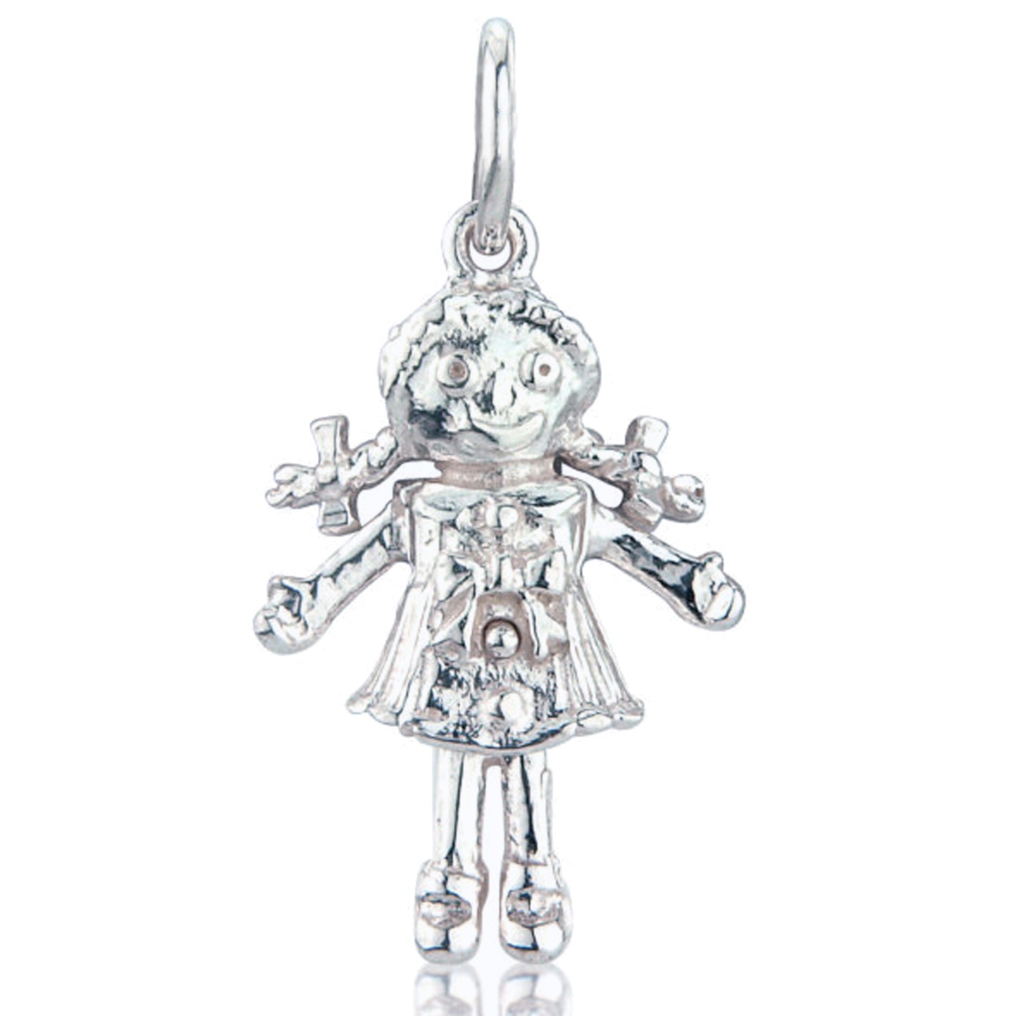 'Rag Doll', silver charm