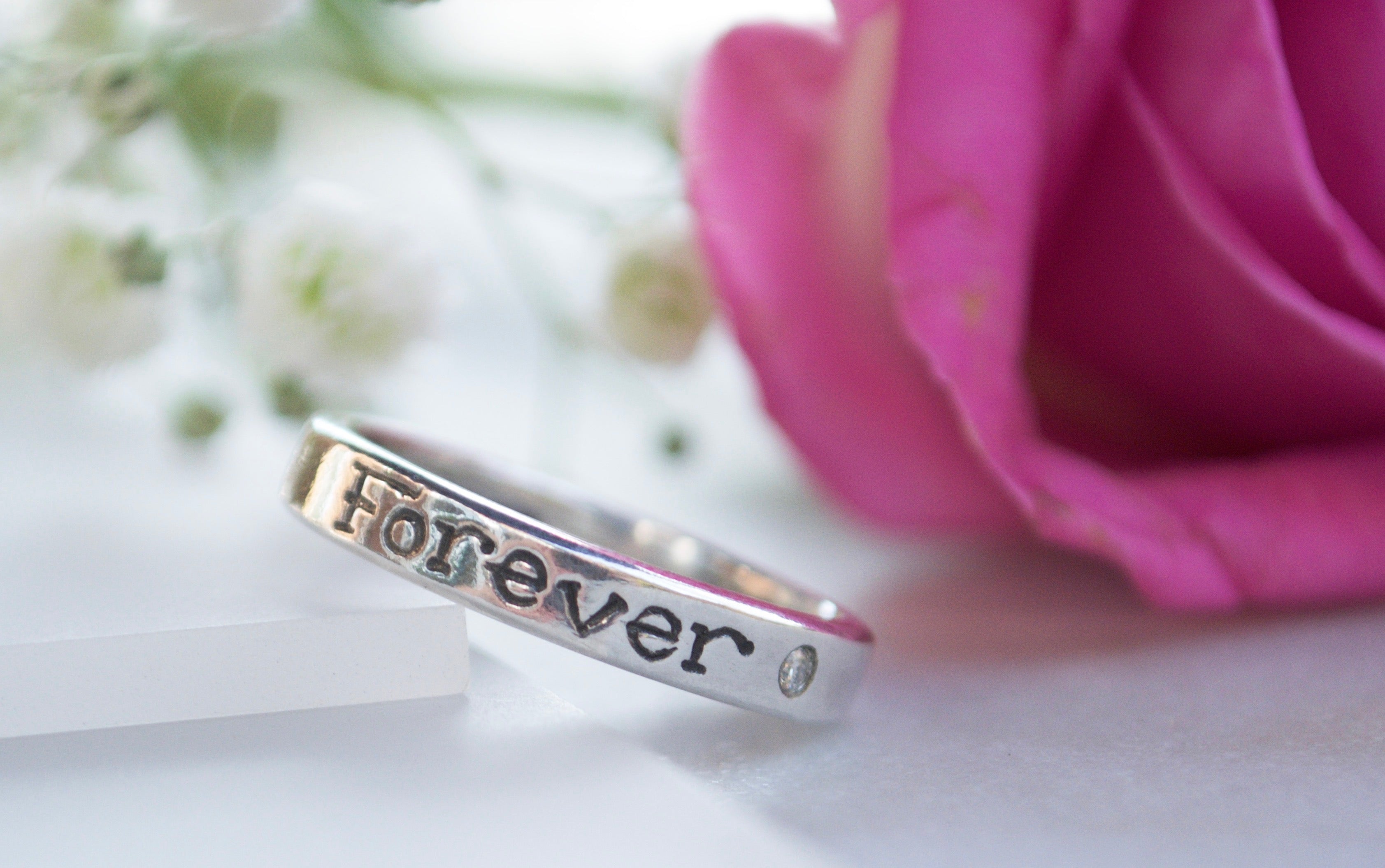 Now and 2025 forever engagement rings