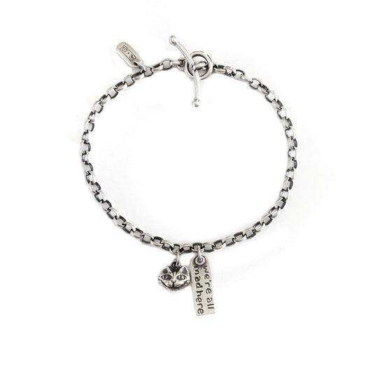 ‘We’re All Mad Here', charm bracelet