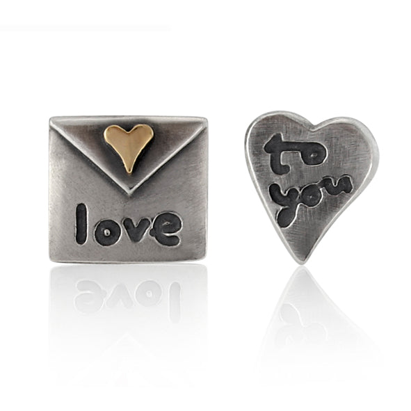 'Love to You', stud earrings