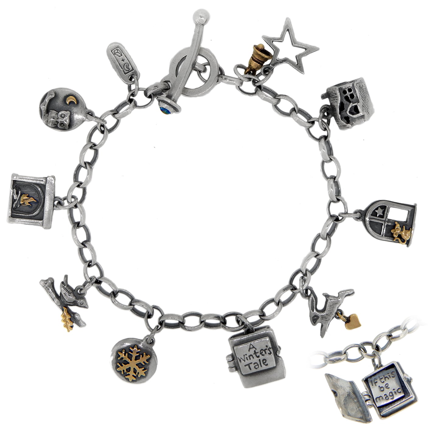 'A Winter's Tale', charm bracelet