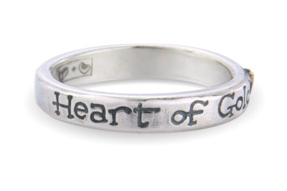 ‘Heart of Gold' ring