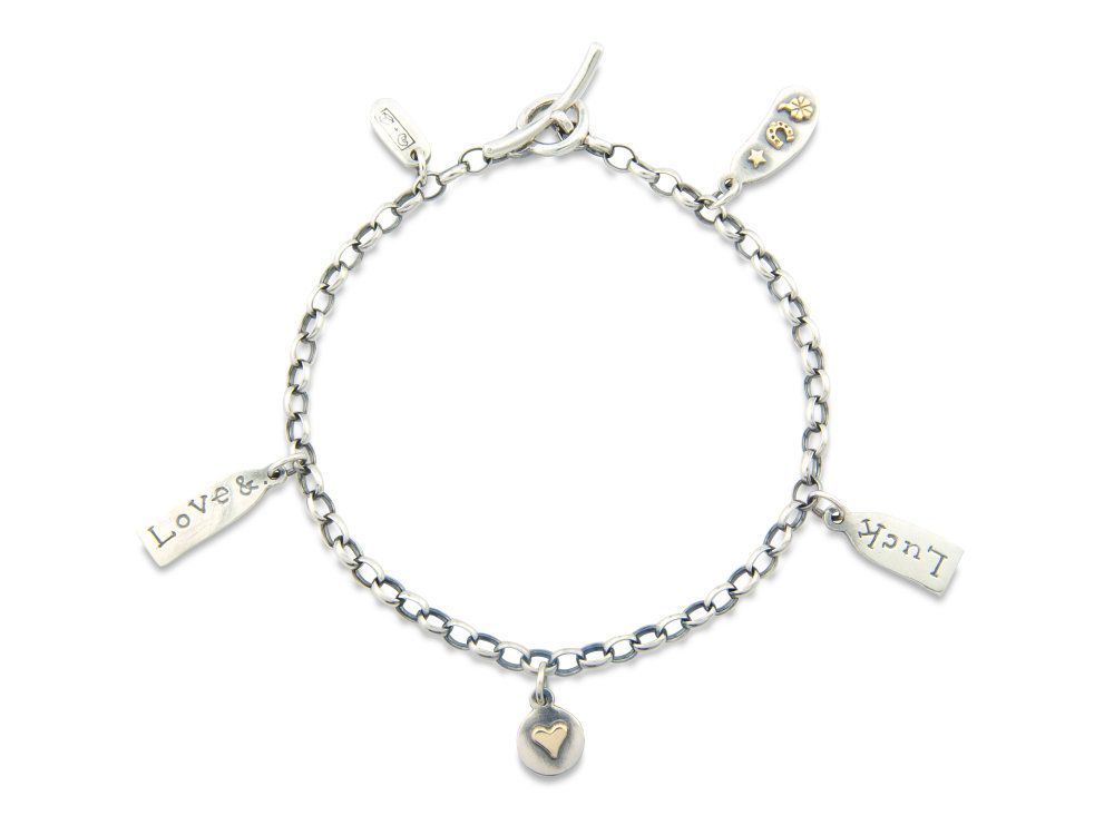 'Love & Luck', charm bracelet