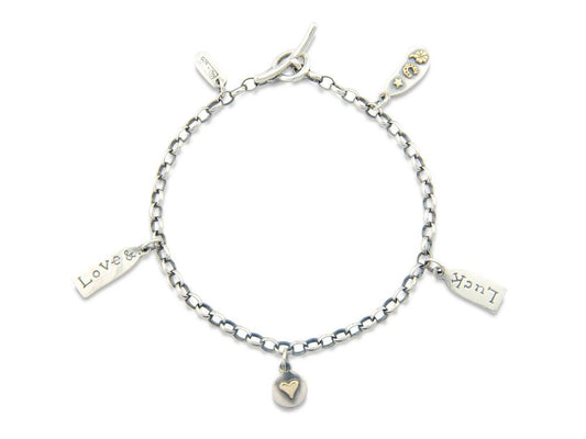 'Love & Luck', charm bracelet