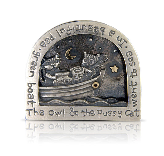'The Owl and the Pussycat', brooch