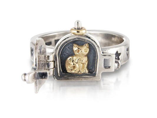 ‘Cat', Opening Locket Ring