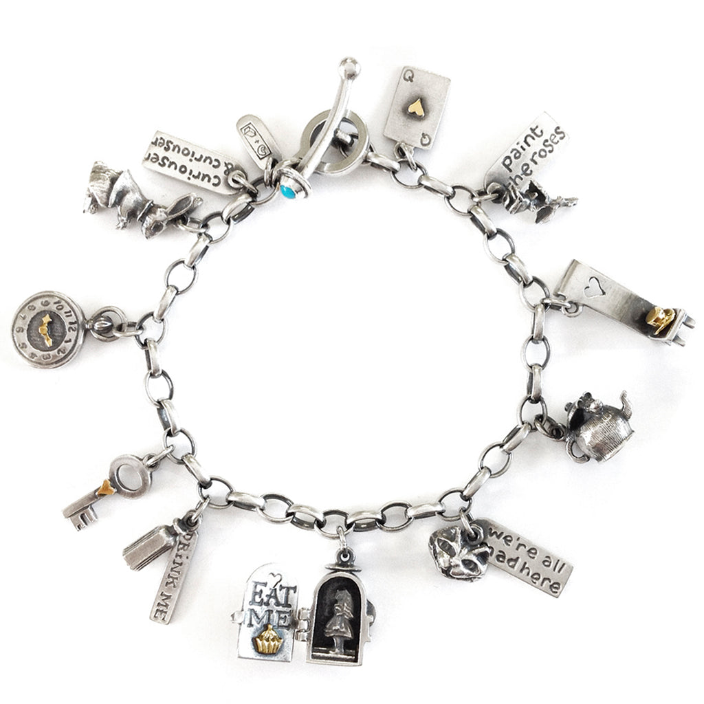 'Alice in Wonderland', charm bracelet