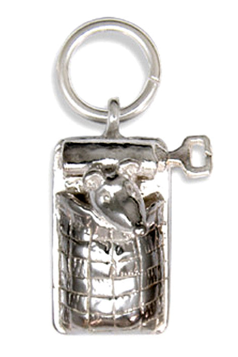 'Mouse in Sardine Tin', silver charm