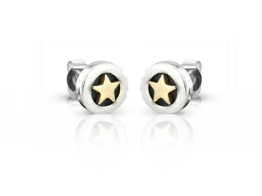 'Simple Star', stud earrings