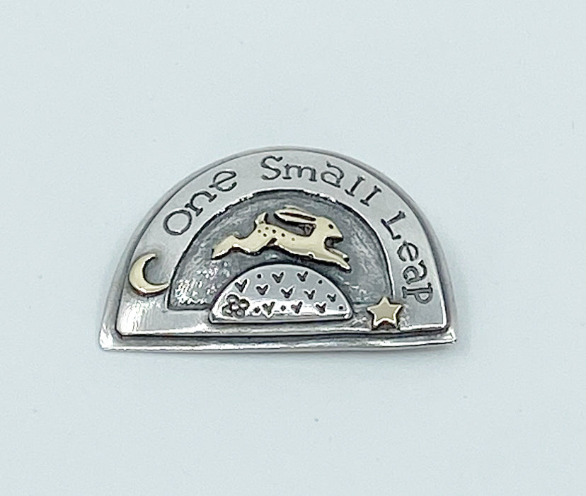 'One Small Leap' Brooch
