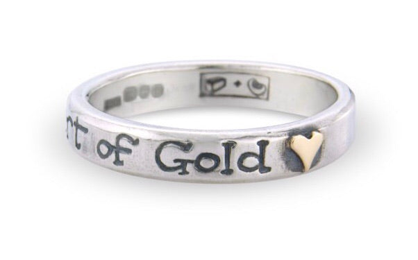 ‘Heart of Gold' ring